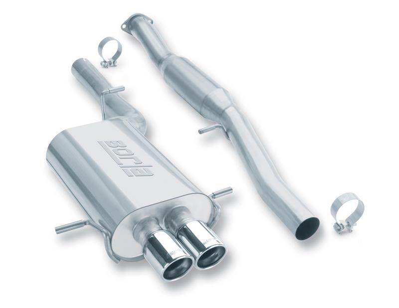 Borla 02-07 WRX Twin Tip Hush Catback Exhaust - View 2 | Dirty Garage