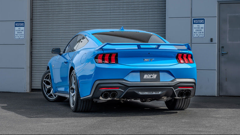 Borla 2024 Ford Mustang GT 5.0L V8 w/ Active Exhaust S-Type Cat-Back Exhaust System - Carbon Fiber - View 2 | Dirty Garage