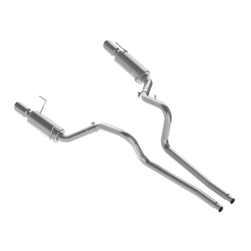 2005-2009 Superduty Shelby GT500 GT Dual Split Rear Street Version 4" Tips T409 Exhaust System | Dirty Garage