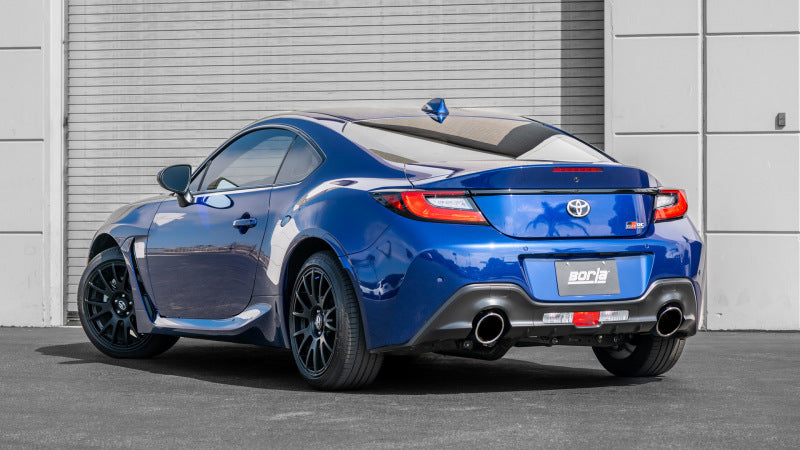 Borla 22-23 Subaru BRZ/Toyota GR86 2.4L RWD AT/MT ATAK Catback Exhaust - Polished Tips - View 2 | Dirty Garage