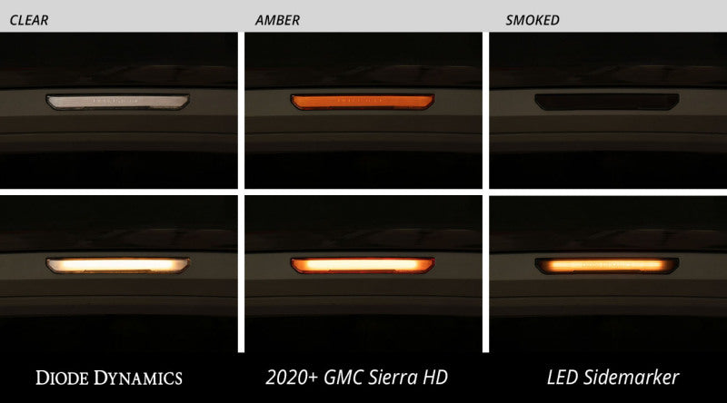 2020-2023 GM 2500 HD Sequential Smoked LED Sidemarkers - View 7 | Dirty Garage