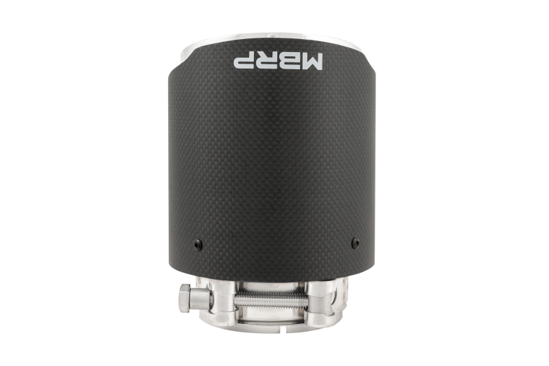 Universal Carbon Fiber Dual Wall Tip 4".5" OD 3" Inlet 6.13" L - View 4 | Dirty Garage