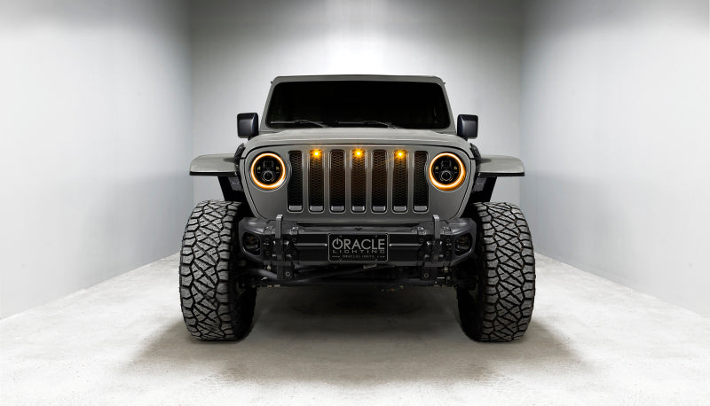 2007-2017 Wrangler Gladiator 7in High Powered LED Headlights Pair Dynamic - View 11 | Dirty Garage