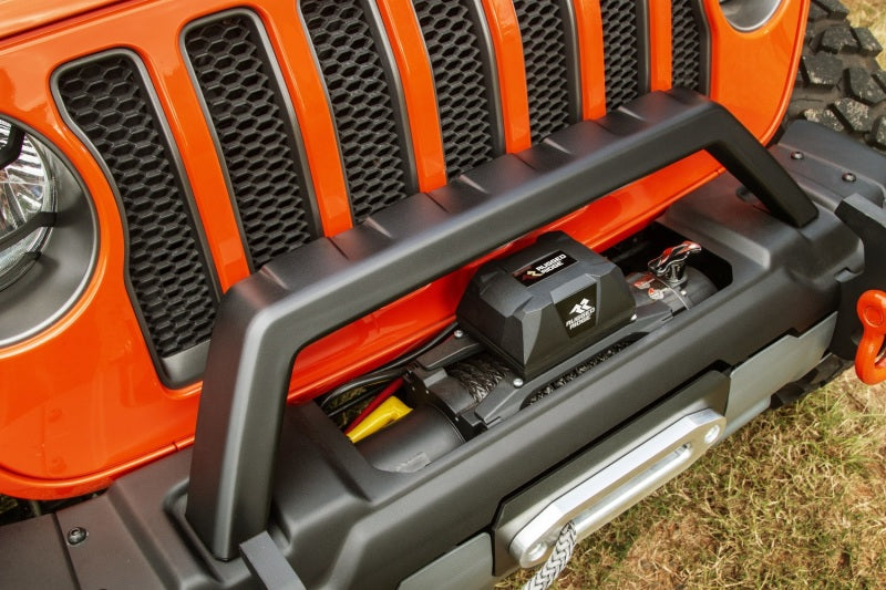 Rugged Ridge 18-21 Jeep Wrangler/Gladiator (JL/JT) Venator Modular Bumper - Black - View 3 | Dirty Garage