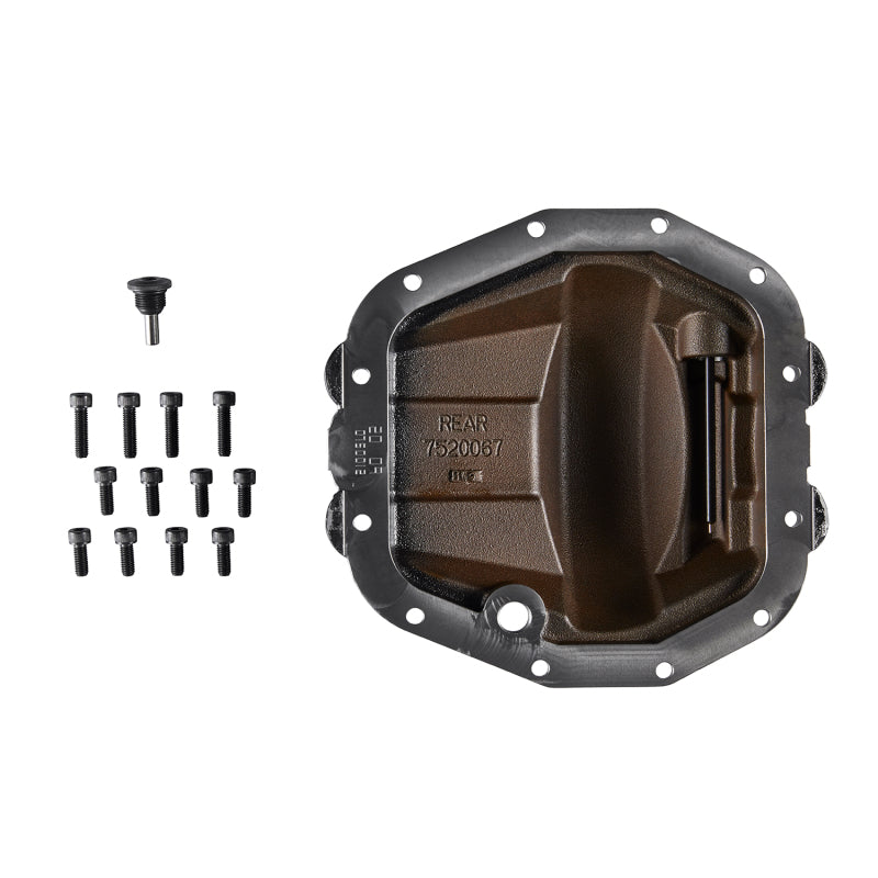 2018-2025 Bronco/Ranger/Gladiator/Wrangler Diff Cover Jeep JL Rubicon or Sport M220 Rear Axle Black - View 4 | Dirty Garage