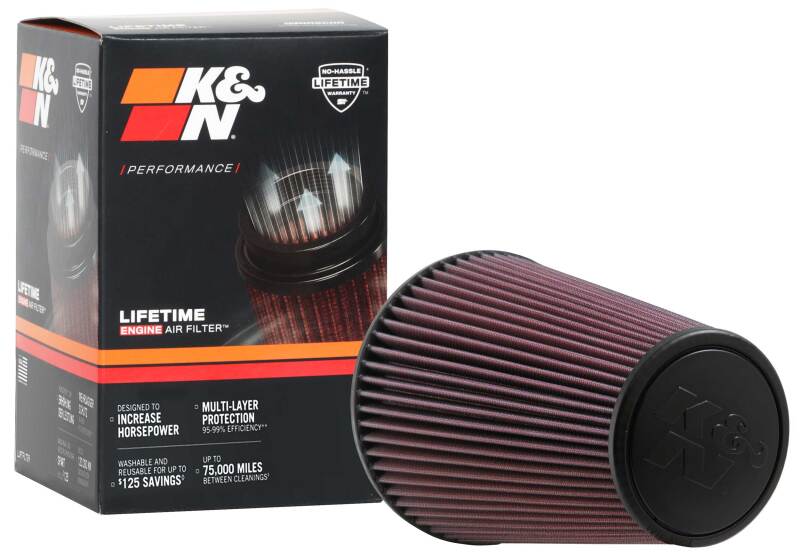 Universal Clamp-On Air Filter 6in FLG/7-1/2in B/4-1/2in T/9in H - View 6 | Dirty Garage