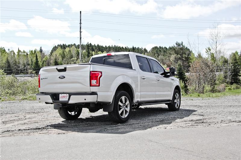2015-2016 F-150 3" Cat Back Single Side Pre-Axle Dual Exit T409 - View 2 | Dirty Garage