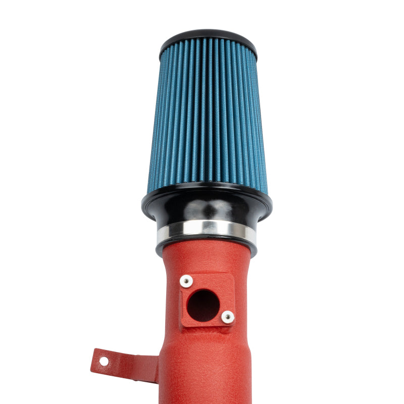 2023-2025 GR Corolla L3 1.6L Turbo Wrinkle Red Short Ram Cold Air Intake - View 3 | Dirty Garage