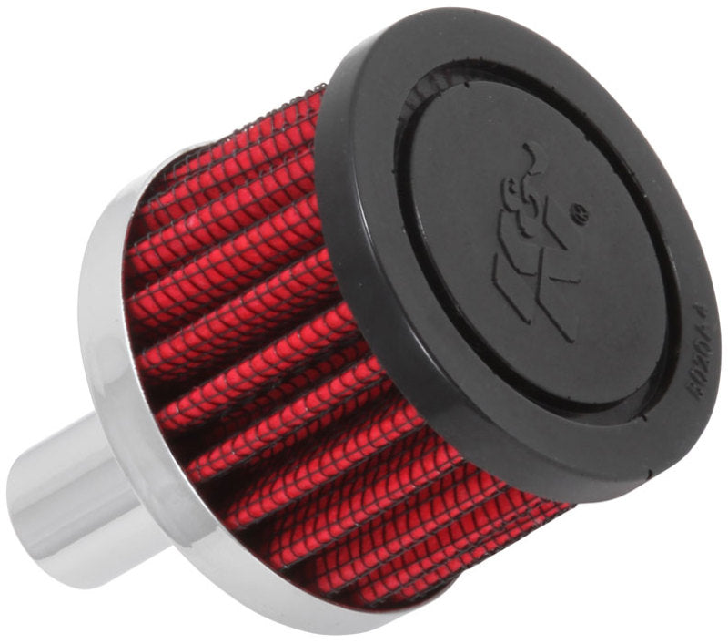 Universal Steel Base Crankcase Vent Filter .625in Vent OD x 2in OD x 1.5in Height - View 2 | Dirty Garage