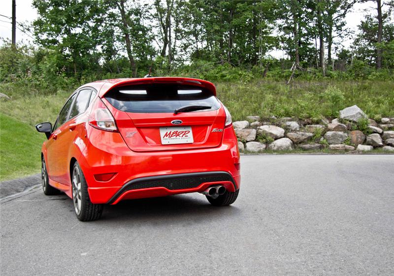 2014-2019 Fiesta ST 1.6L EcoBoost 3" Dual Outlet Alum Cat Back - View 3 | Dirty Garage