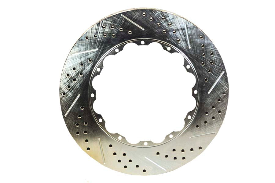 Universal Thick Slot Drill Zinc Rotor Ring Replacement Drivers Side | Dirty Garage