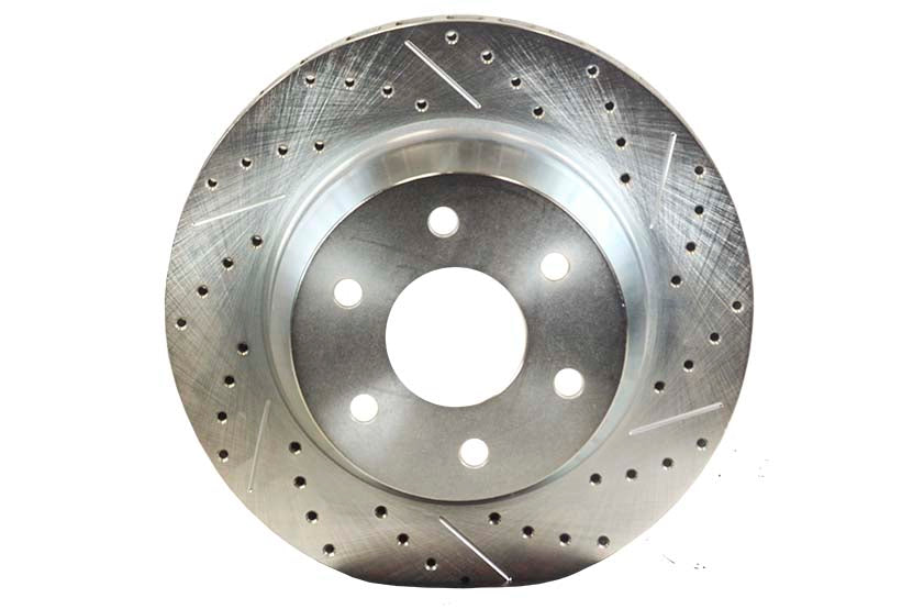 Universal Rear Slot Drill Zinc Brake Kit | Dirty Garage