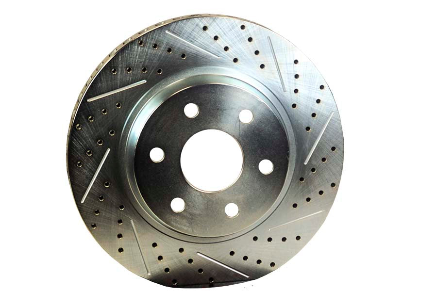 Universal Thick Slotted Zinc Brake Kit Passenger Side | Dirty Garage