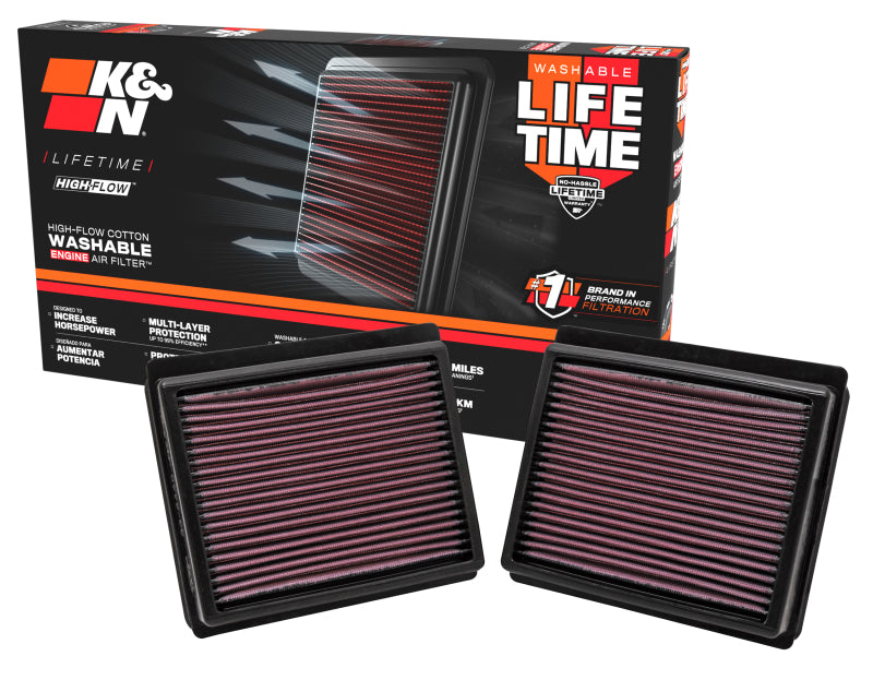 Replacement Air Filter M35 3.5L V6; 2009-2010 (2 PER BOX) - View 13 | Dirty Garage