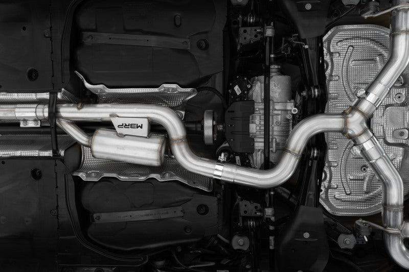 2022 Volkswagen Golf R MK8 3" Cat Back Quad Rear Carbon Fiber Tips Valve Delete Exhaust - View 2 | Dirty Garage