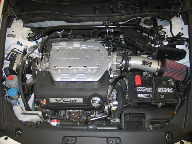 Universal 08 Accord 3.5L-V6 Silver Typhoon Short Ram Intake - View 5 | Dirty Garage