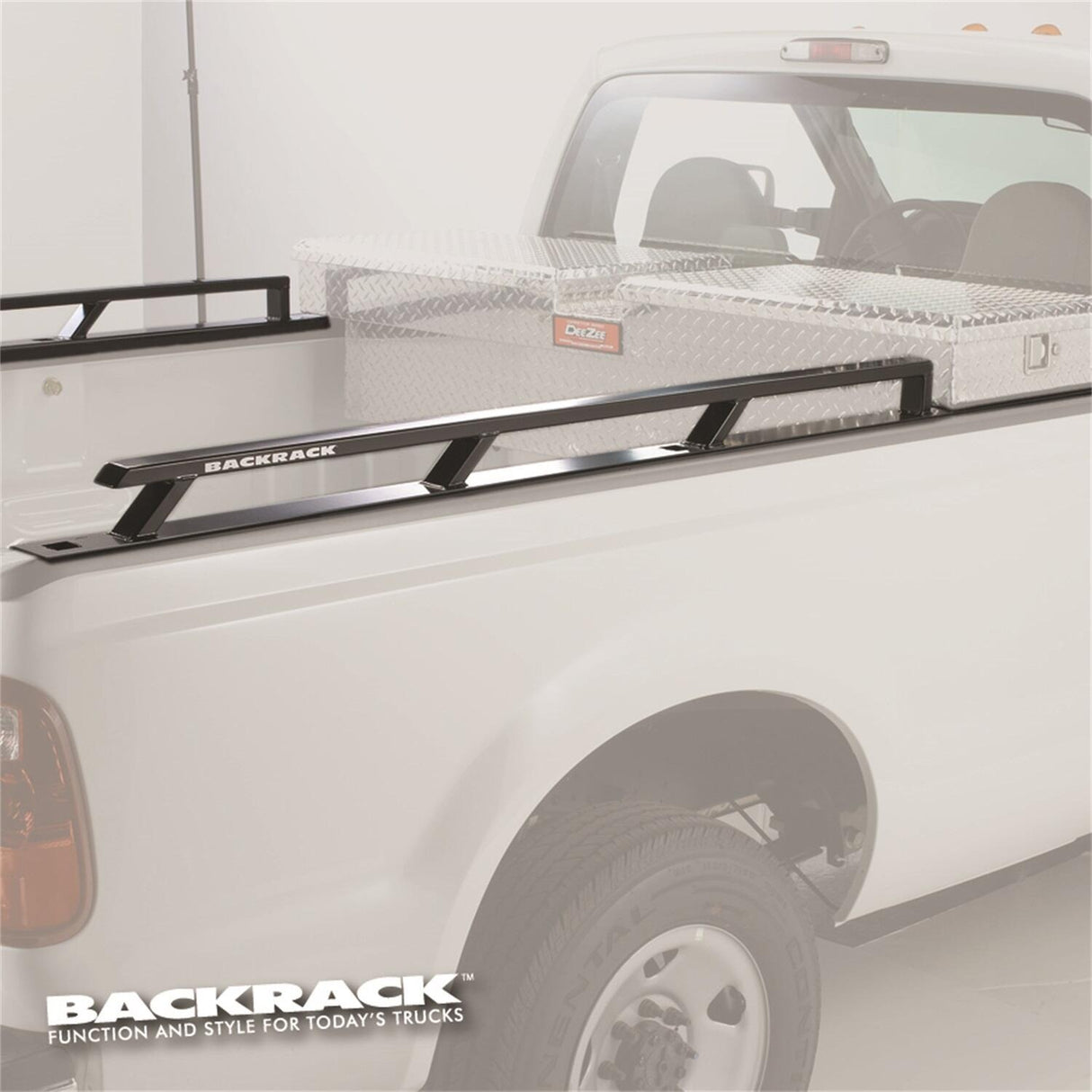 2017-2022 Backrack Side Rails; For Use w/Tool Box 21 in.; 8.2 Ft. Bed; Truck Bed Rail (80521TB)