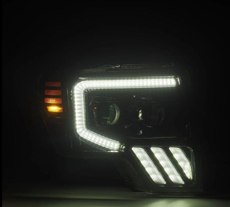 2009-2014 F-150 Pro-Series Projector Alpha-Black Headlights Activation Light Sequential Signal Switchback DRL - View 2 | Dirty Garage