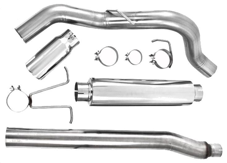 2011-2013 Superduty 6.2L 4" Cat Back Single Side Alum Exhaust System - View 2 | Dirty Garage
