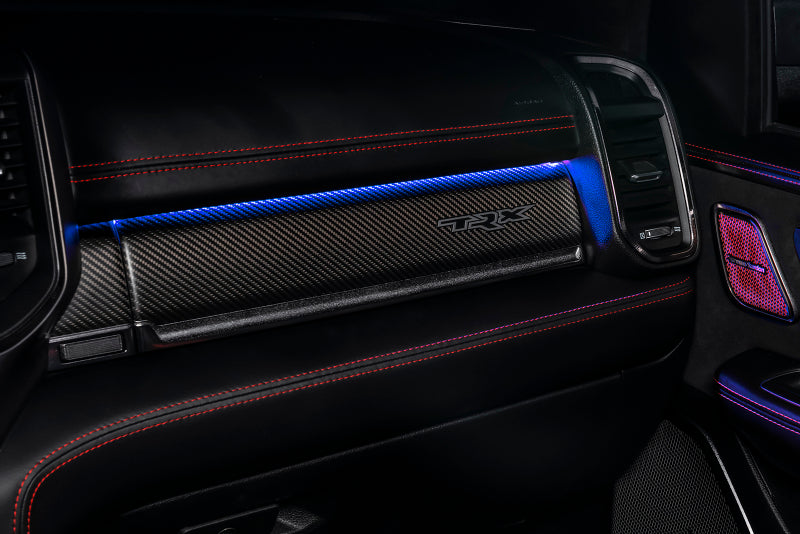 2019-2022 Ram 1500 Fiber Optic LED Interior Ambient Dash Kit 3 piece - View 4 | Dirty Garage