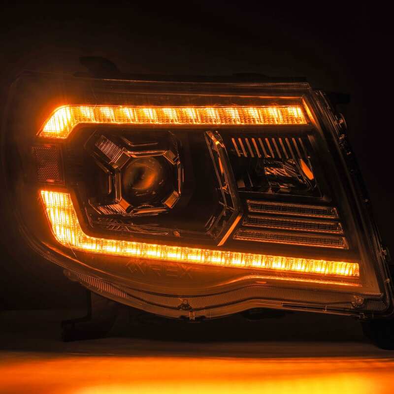 2005-2011 Tacoma Pro-Series Projector Black Headlights DRL - View 4 | Dirty Garage