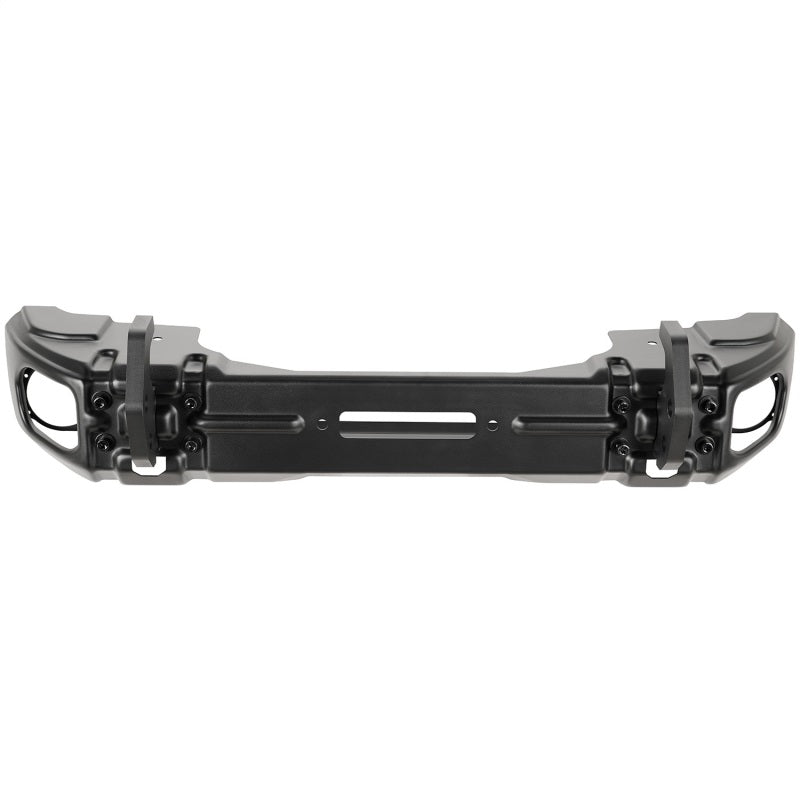 Rugged Ridge 07-18 Jeep Wrangler JK Arcus Front Bumper Set w/Tray & Hooks - View 6 | Dirty Garage