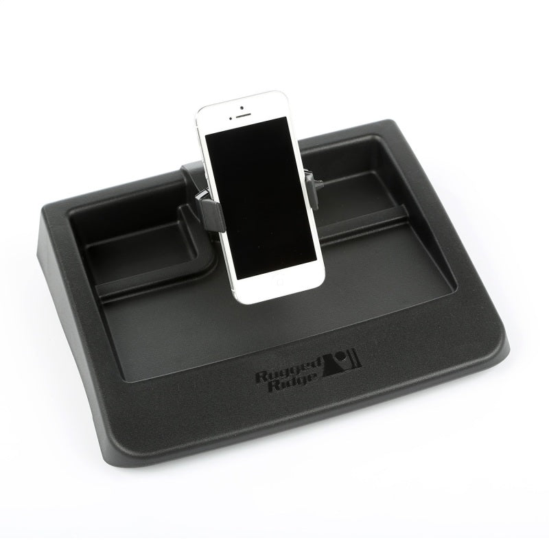 Rugged Ridge Dash Multi-Mount Phone Kit 07-10 Jeep Wrangler - View 6 | Dirty Garage