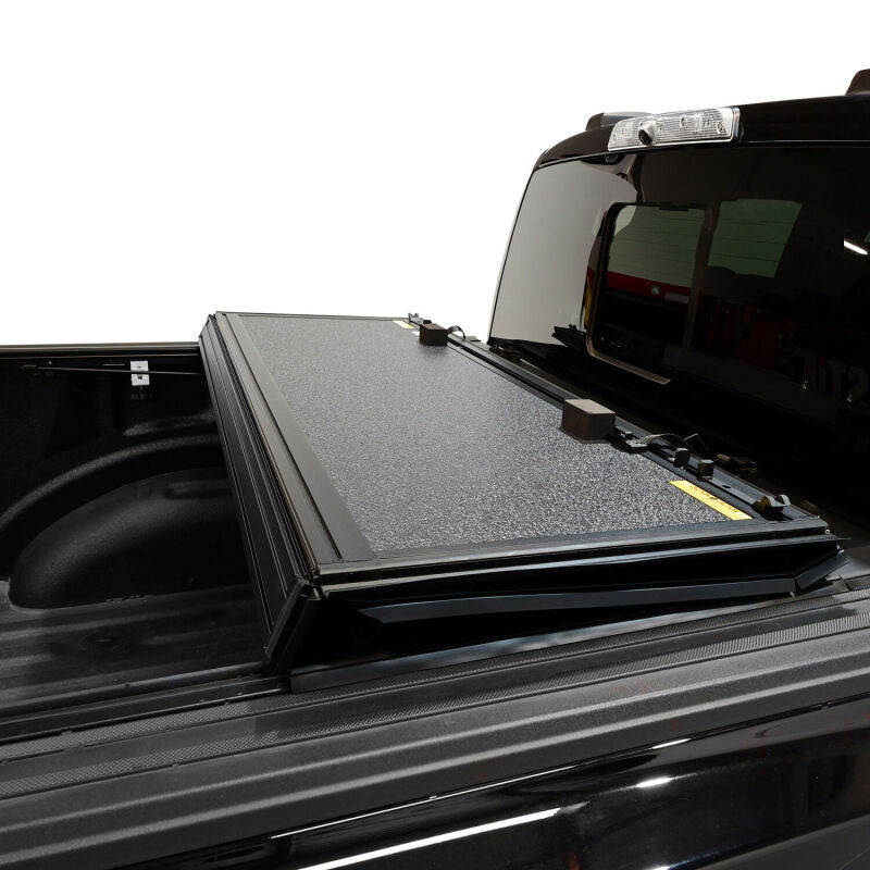 Westin 15-25 Ford F-150 5ft. 7in. Bed Hard Tri-Fold Tonneau Cover - Black - View 7 | Dirty Garage
