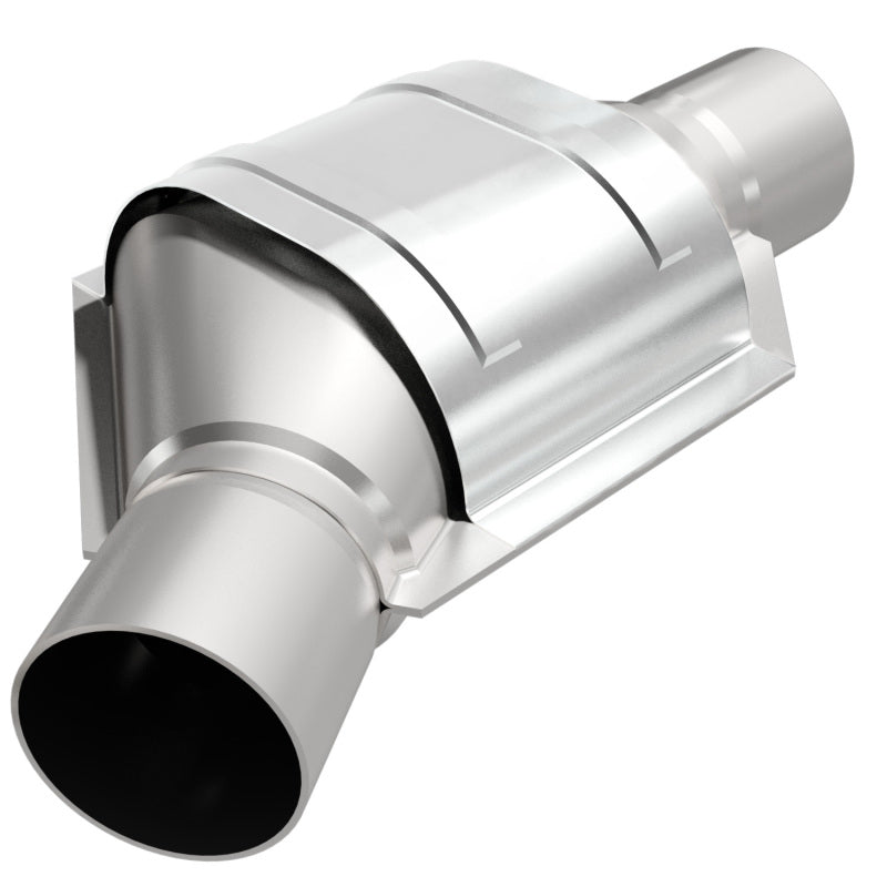 Universal 2.25 Angled Inlet Catalytic Converter | Dirty Garage