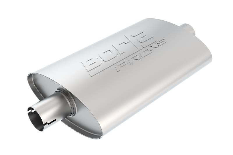 Borla Universal Pro-XS Muffler Oval 2.25in Inlet/Outlet Notched Muffler - View 2 | Dirty Garage