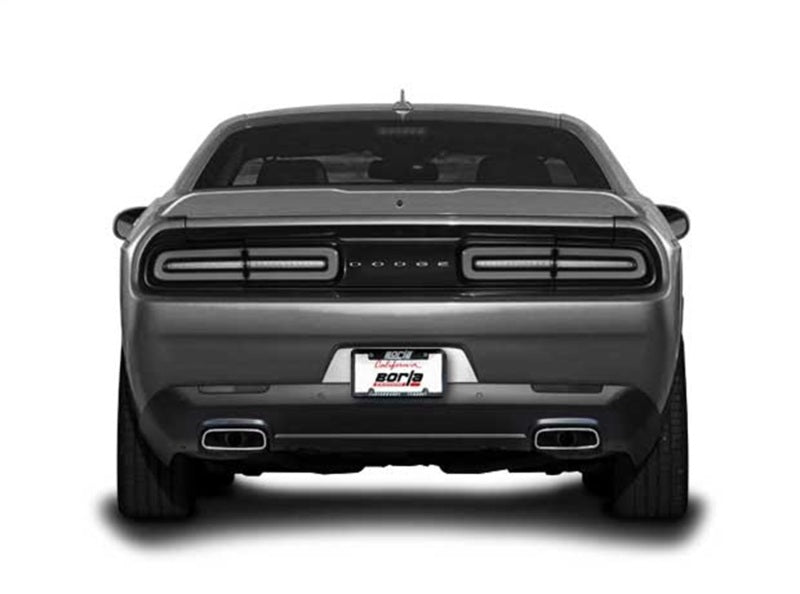 Borla 15-16 Dodge Challenger R/T 5.7L Dual Rectangle Angle Cut Dual Split Rear Exit S-Type Exhaust - View 5 | Dirty Garage