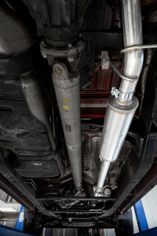 2019-2024 GM 1500 2.7L 3" Cat-Back Single Side 4" Black Tip - View 4 | Dirty Garage