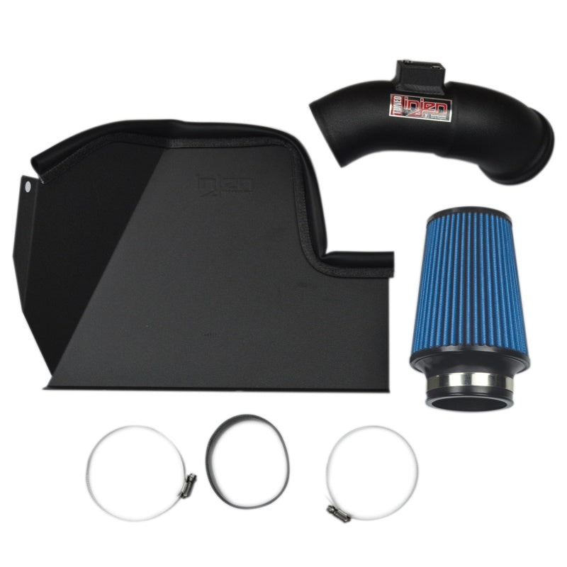2016-2019 BMW 340i 3.0L Turbo Wrinkle Black Cold Air Intake - View 10 | Dirty Garage