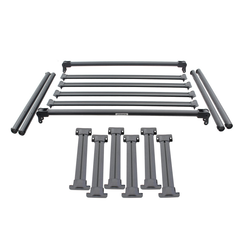 Go Rhino 19-21 Jeep Gladiator XRS Overland Xtreme Rack - Box 1 (Req. gor5950000T-02) - View 2 | Dirty Garage