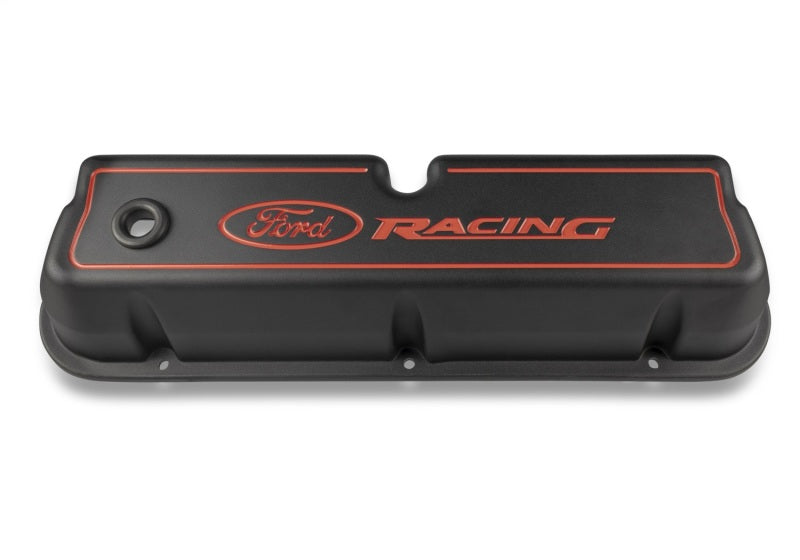 Universal Logo Die-Cast Black Valve Covers - View 4 | Dirty Garage