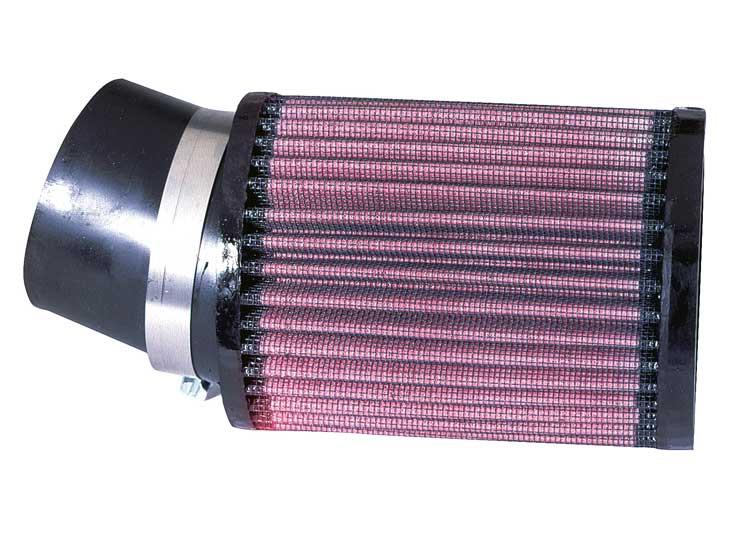 Universal Filter Universal Rubber Round Straight Filter 20 Deg Angled 2-7/16in Flange 3-3/4in OD 5in H | Dirty Garage