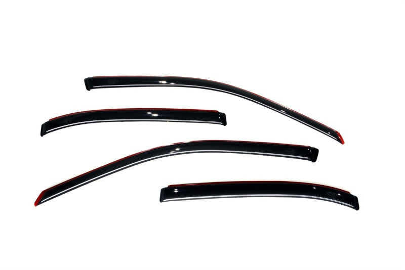 2001-2005 Civic Ventvisor In-Channel Front and Rear Window Deflectors 4-Piece Smoke - View 12 | Dirty Garage