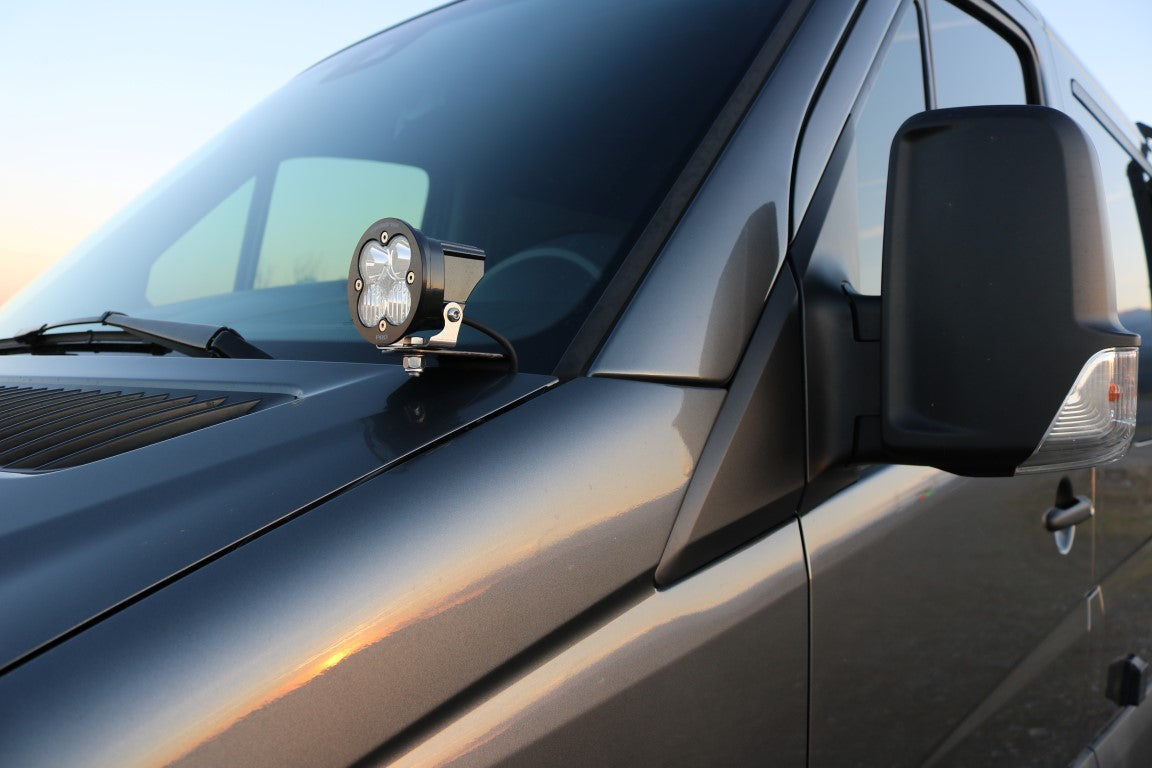 2010-2018 Sprinter Hoodline Light Pod Mount (4041)