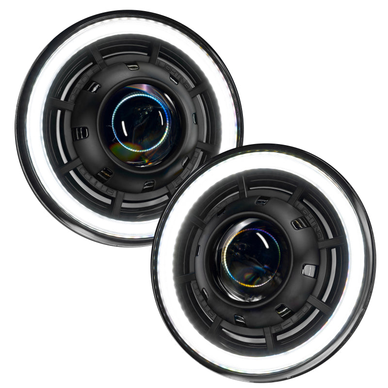 2007-2018 Wrangler JK Oculus Series 7" Bi-LED Projector Headlights | Dirty Garage