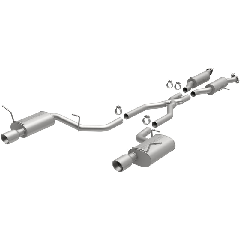 2011-2012 Durango V8 5.7L Dual Split Rear Exit Stainless Steel Cat Back Performance Exhaust | Dirty Garage