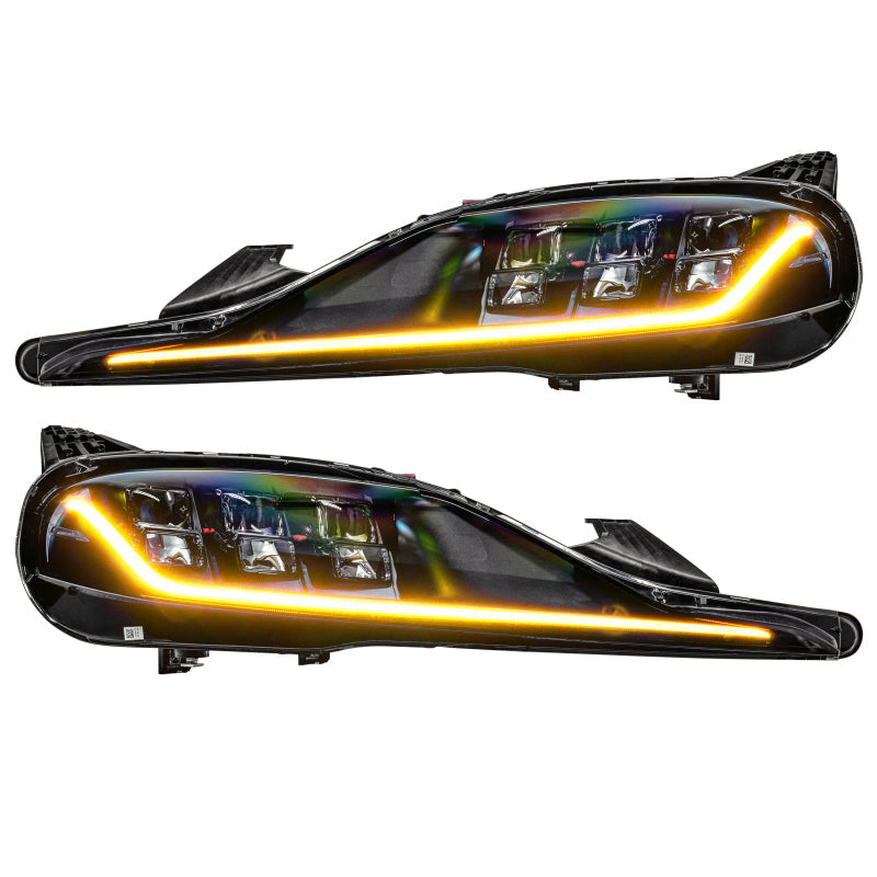 2020-2021 Supra GR RGB A Headlight DRL Upgrade Kit ColorSHIFT w/o Controller - View 4 | Dirty Garage