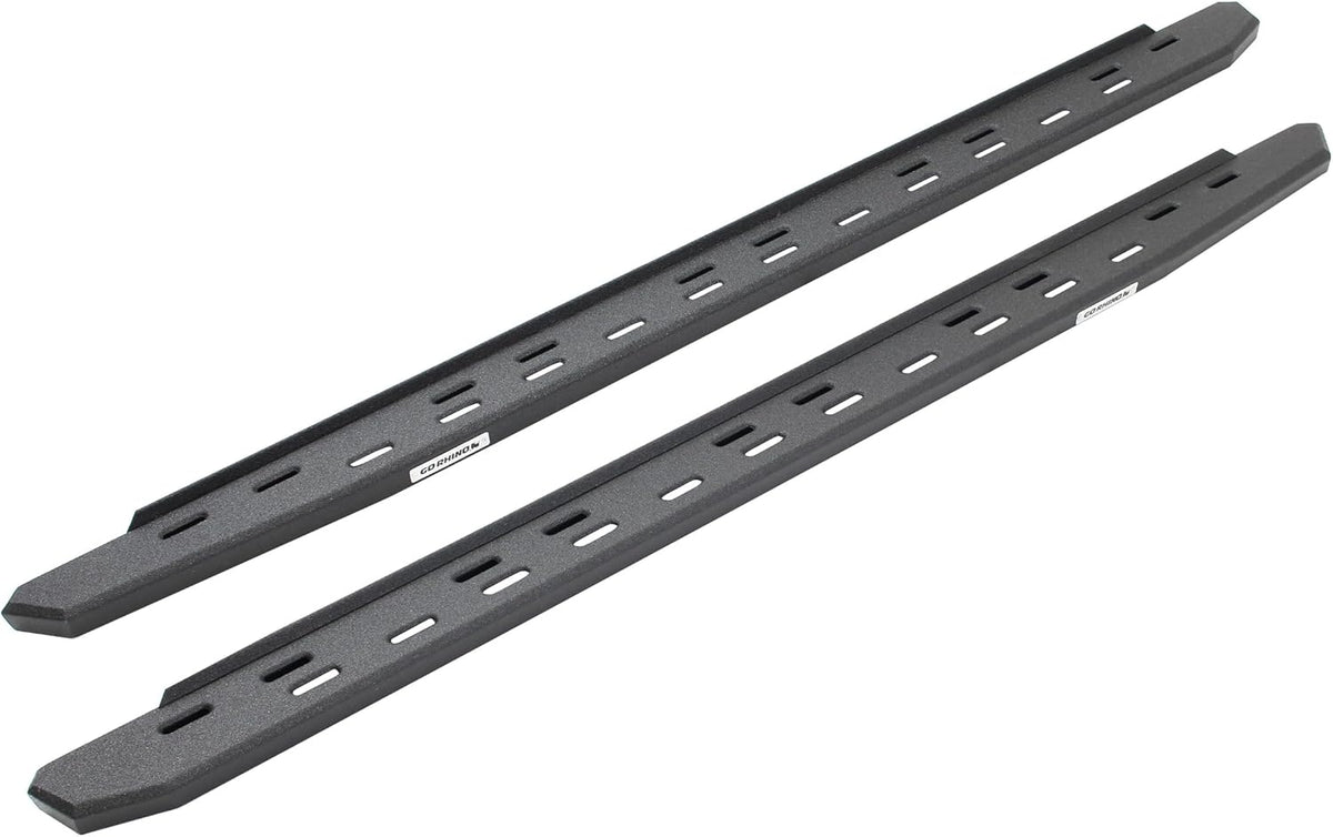 Universal 73" RB30 Slim Running Board with Protective Bed Liner Coating | Dirty Garage