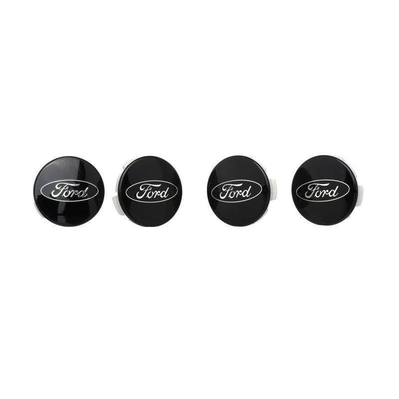 Universal Car Black and Chrome Wheel Cap - View 2 | Dirty Garage