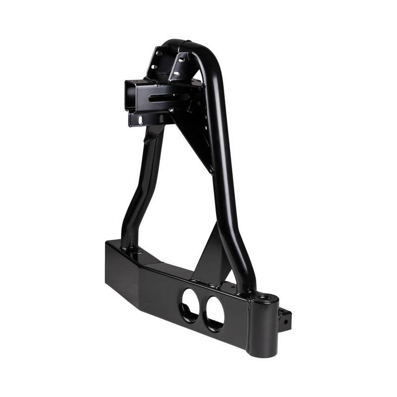 w/ Carrier Rear Step Tire Bracket RHS Black - View 5 | Dirty Garage