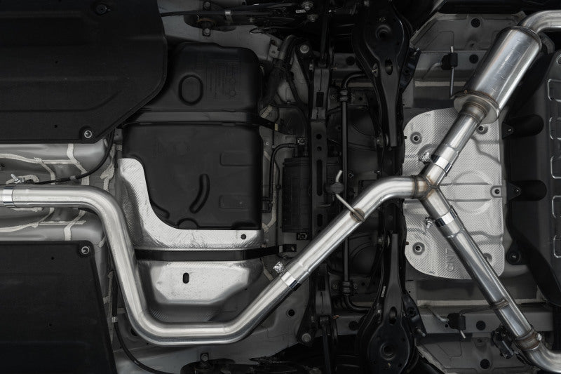 2022-2023 Elantra N 2.0L Turbo 5" OD CF Tips Dual Outlet 3" Cat Back Exhaust - View 2 | Dirty Garage