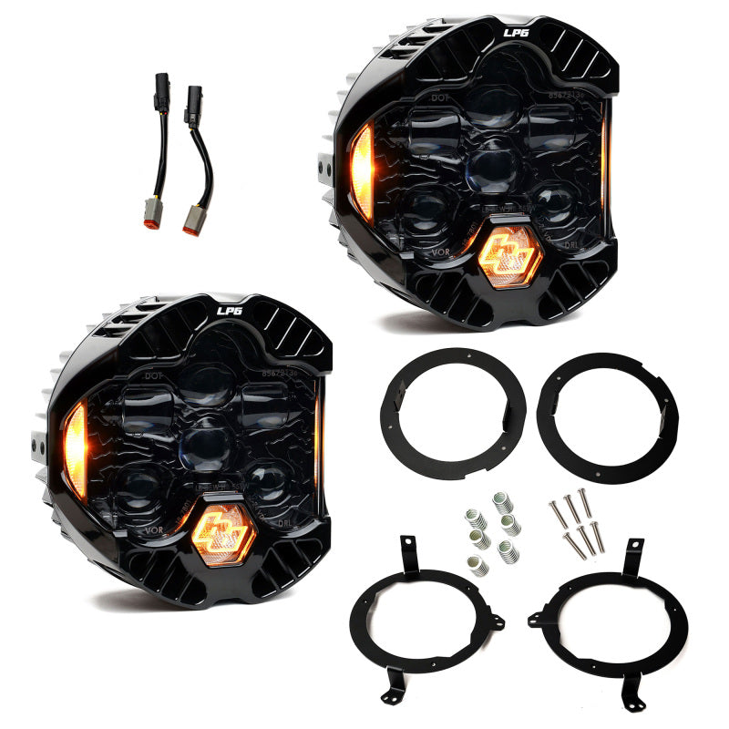 2018-2025 Wrangler JL/JT DOT LP6 LED Amber Headlight Kit | Dirty Garage