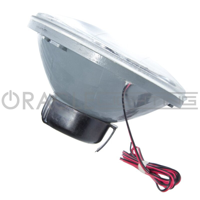 Universal Red Halo Pre-Installed Lights 5.75" Sealed Beam - View 3 | Dirty Garage