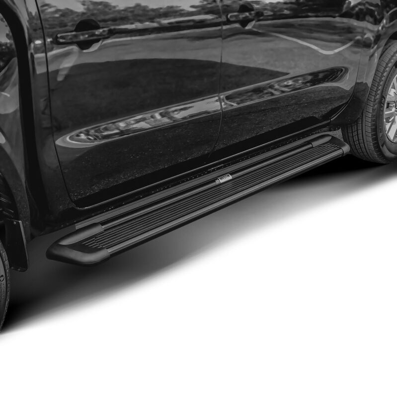 Universal Sure-Grip Series 79" Black Aluminum Running Boards- - View 17 | Dirty Garage
