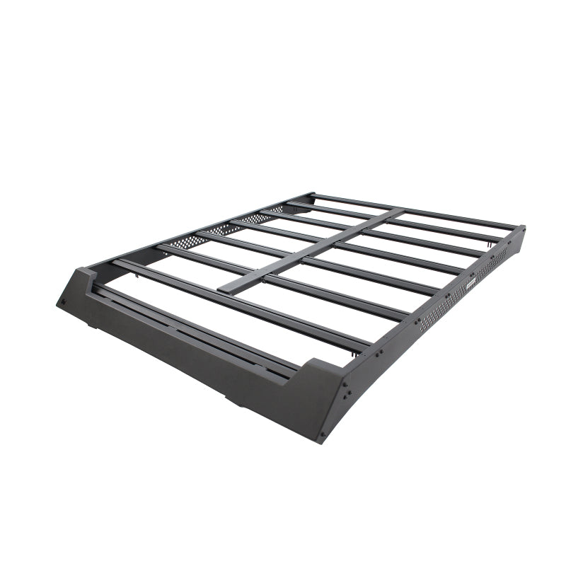 Go Rhino 22-23 Toyota Tundra CrewMax Ceros Low Profile Roof Rack - Tex. Blk - View 3 | Dirty Garage