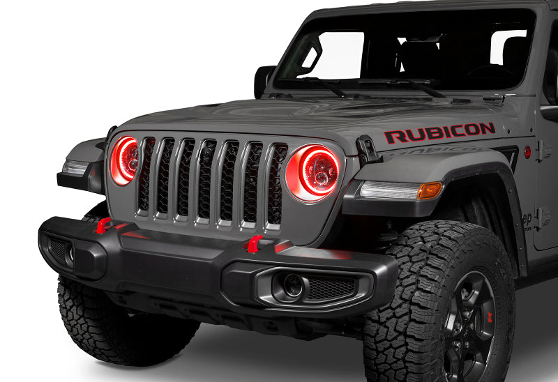 2007-2017 Wrangler Gladiator 7in High Powered LED Headlights Pair Dynamic - View 14 | Dirty Garage